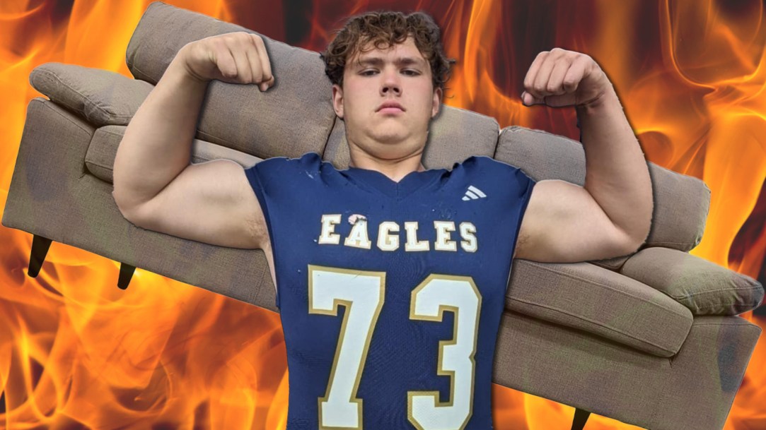 West Virginia Burn Couch Tradition Ethan Lawson Football Recruiting Commit Fire