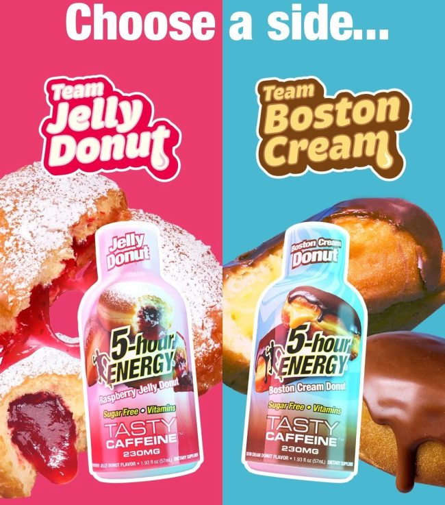 5-hour ENERGY® donut flavors