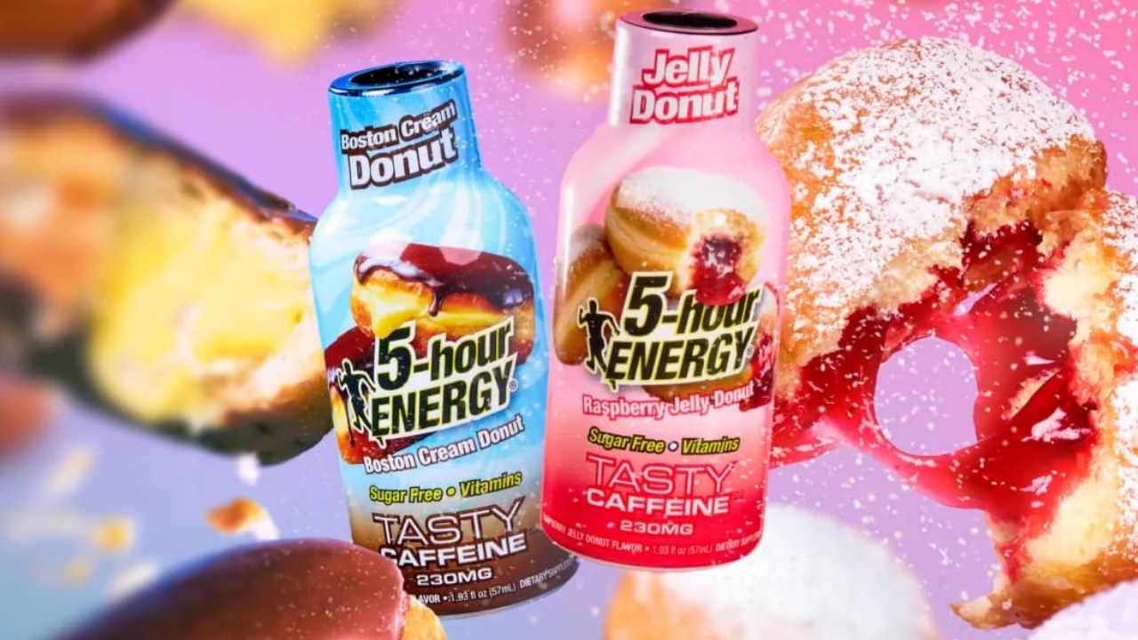 5-hour ENERGY® Just Released New Boston Cream And Jelly Donut Flavors!