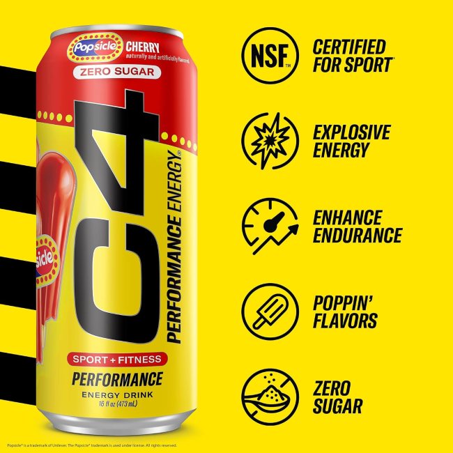 C4 Energy Cherry Popsicle