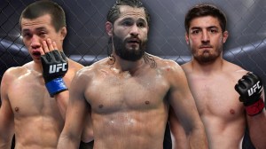 UFC fighters Chan Sung Jung, Jorge Masvidal, and Abdul Rakhman Yakhyaev