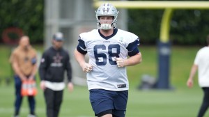 Former Texas OL Cole Hutson attends Dallas Cowboys Rookie Camp