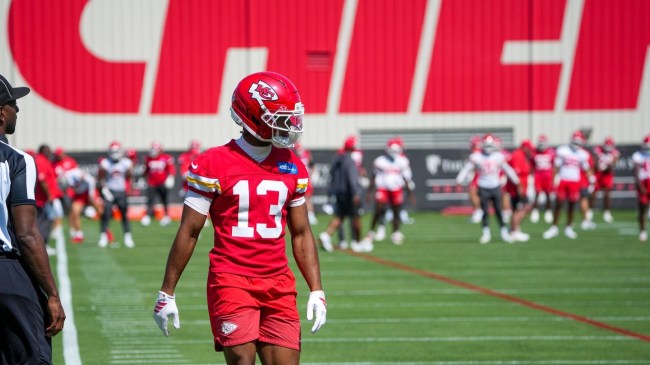 Cyrus Allen at Kansas City Chiefs training camp