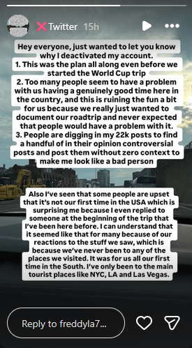 @FreddyLA7 Instagram post