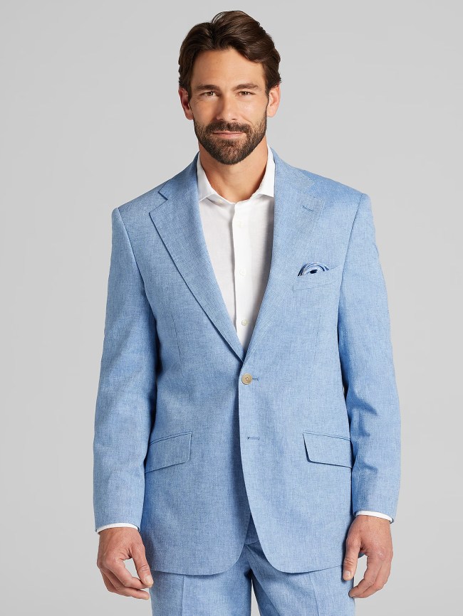 Joseph & Feiss Modern Fit Linen Blend Suit