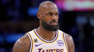 LeBron James on the Lakers