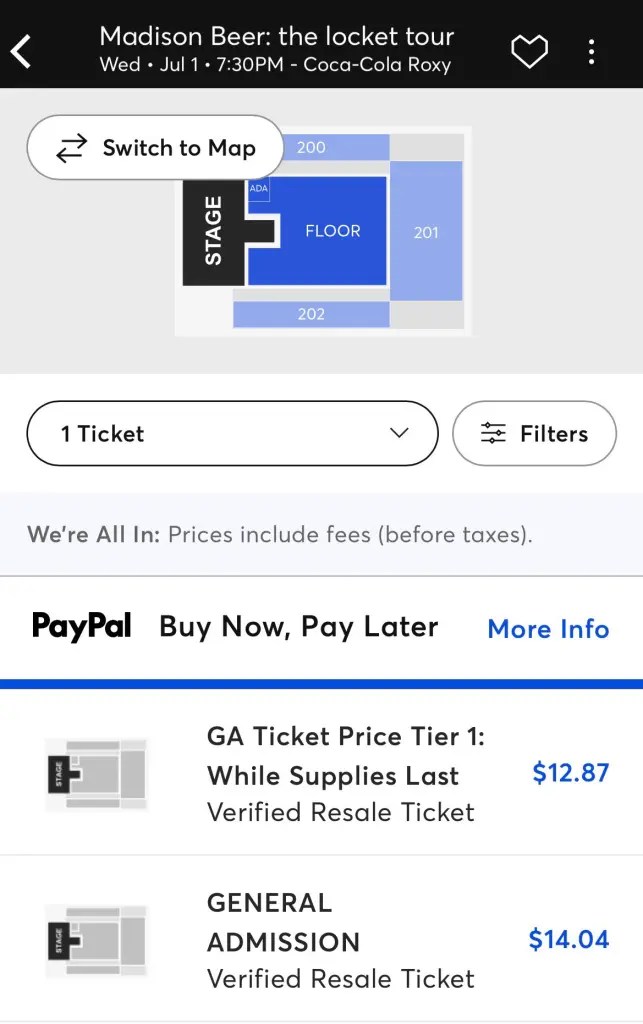 Madison Beer tickets