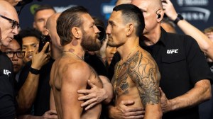 Max Holloway-Conor McGregor UFC 329 weigh-ins