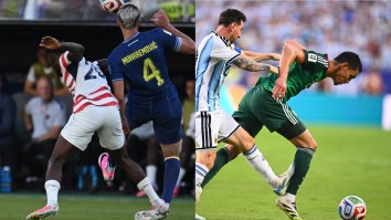 USA’s Folarin Balogun Called For Red Card On Similar Play Messi Made During World Cup & Was Not Penalized