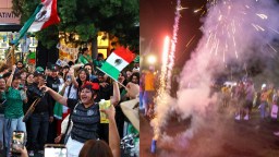 Mexican Fans Camped Outside England’s Hotel With Fireworks & Music Bands To Prevent Players From Sleeping
