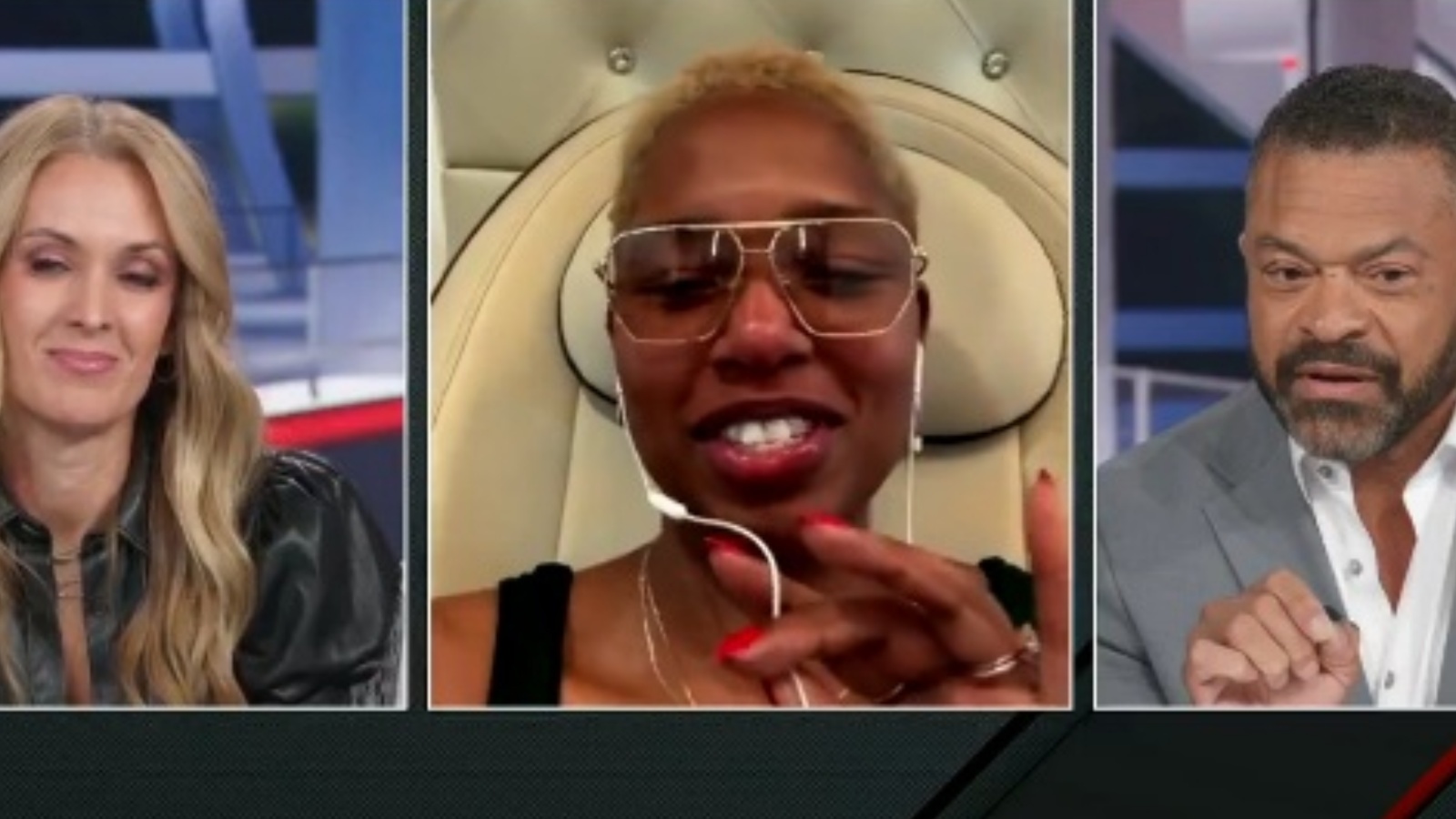 ESPN’s Monica McNutt Faces Backlash For Getting Manicure During Live SportsCenter Segment ESPN’s Monica McNutt Faces Backlash For Getting Manicure During Live SportsCenter Segment