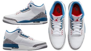 Nike Air Jordan 3s in "True Blue"