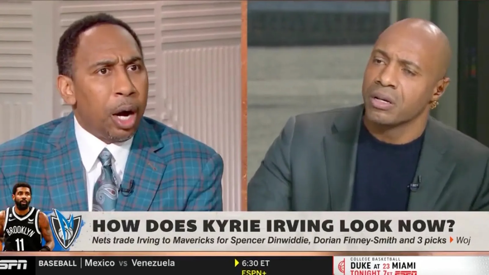 Stephen A. Smith Publicly Apologized To Kyrie Irving For How He Treated Him In 2021 Over Vax Stance: ‘We Did Him Wrong’ Stephen A. Smith Publicly Apologized To Kyrie Irving For How He Treated Him In 2021 Over Vax Stance: ‘We Did Him Wrong’