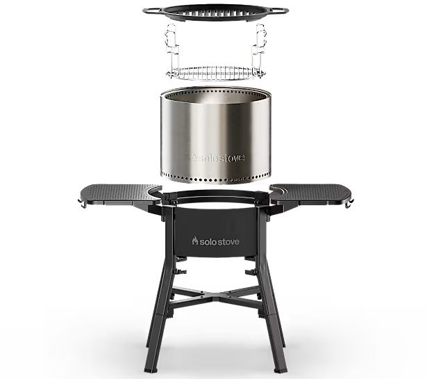 Solo Stove Bonfire 19.5" Fire Pit Cookout Bundle
