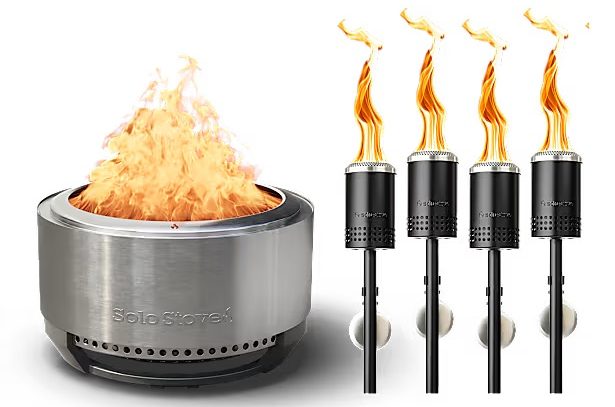 Solo Stove Summit 27" Fire Pit + Torches Bundle