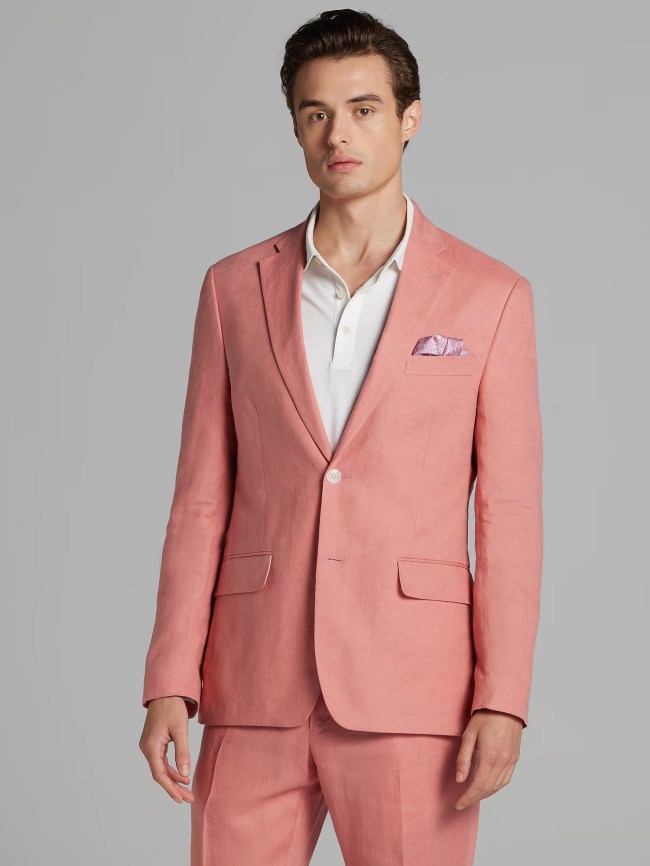 Tommy Hilfiger Modern Fit Linen Suit available at Men's Wearhouse