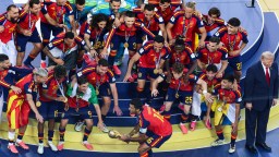 President Trump Gets Cropped Out Of Photo After Photobombing Spain During World Cup Trophy Presentation
