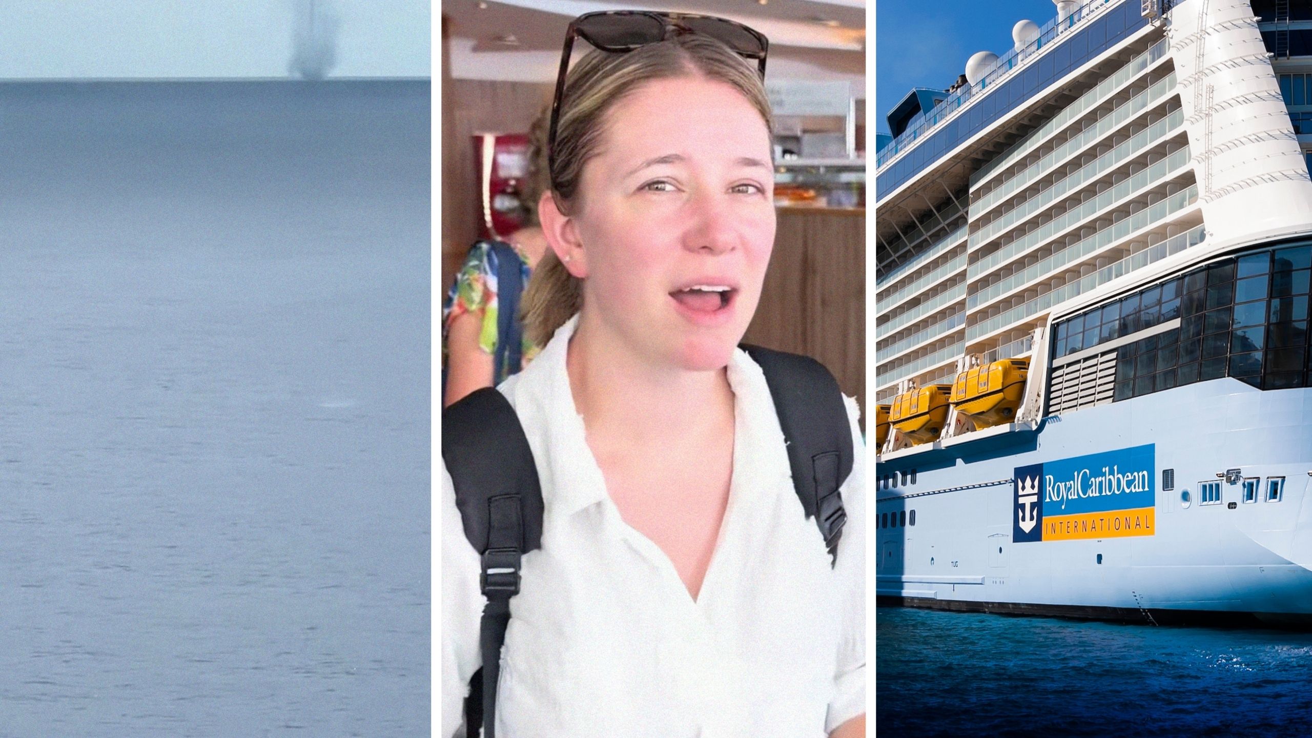 Cruise Ship Encounters Waterspouts at Sea Cruise Ship Encounters Waterspouts at Sea