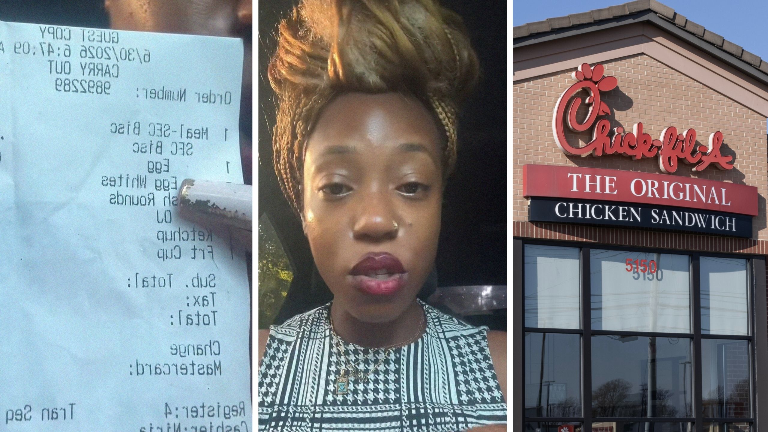 Chick-fil-A Subtracts Ingredients from Receipt Chick-fil-A Subtracts Ingredients from Receipt