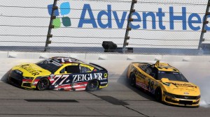 NASCAR drivers Zane Smith and Carson Hocevar crash at Chicagoland Speedway
