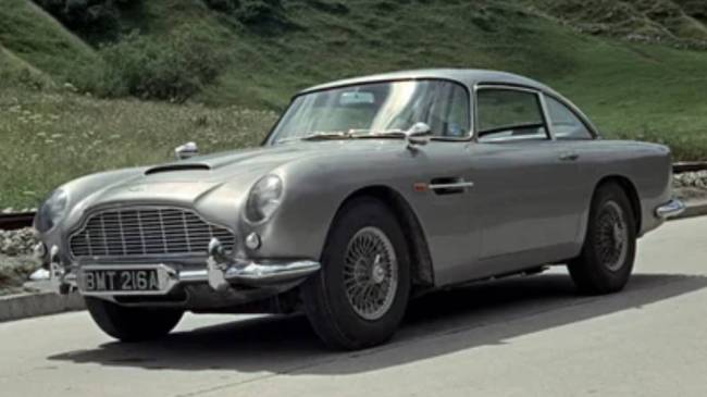 Aston Martin DB5 in Goldfinger
