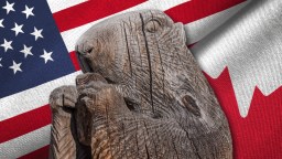 Anti-American Vandal Destroys USA-Themed Beaver Statue Placed In Toronto For The World Cup