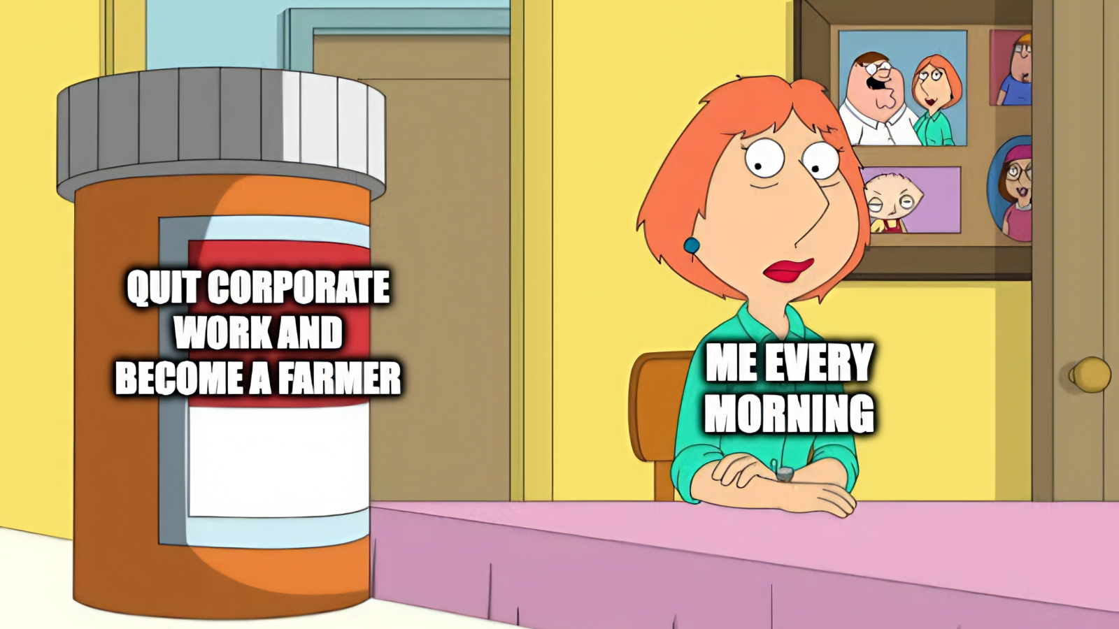 best Family Guy meme of Lois and farming