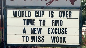 best meme about the World Cup taking over work