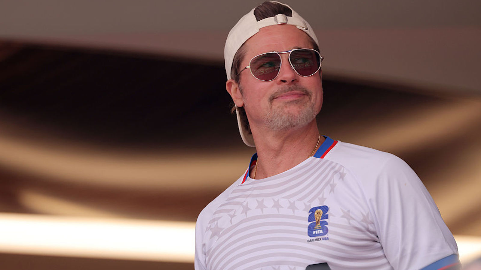brad pitt at world cup