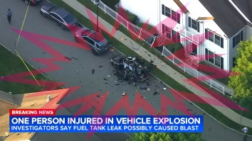 Neighborhood Jolted Awake When Car Violently Explodes Outside New Jersey Home