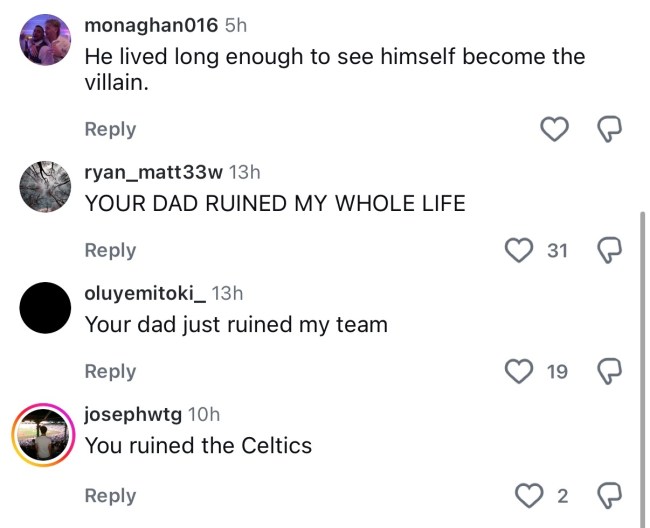 Celtics fans leave negative comments for Brad Stevens kids