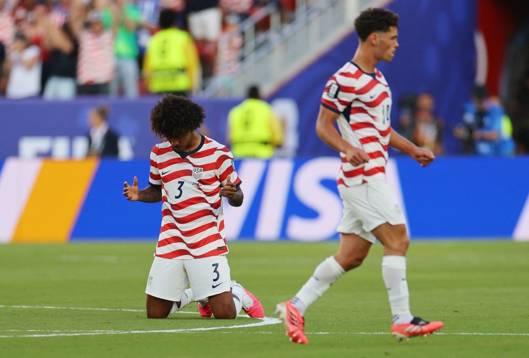 Chris Richards pray United States Soccer God