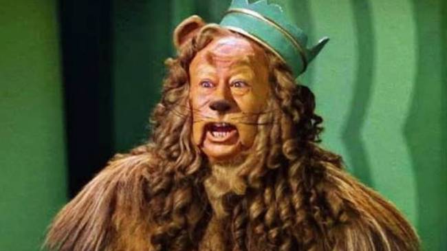 Cowardly Lion in The Wizard of Oz
