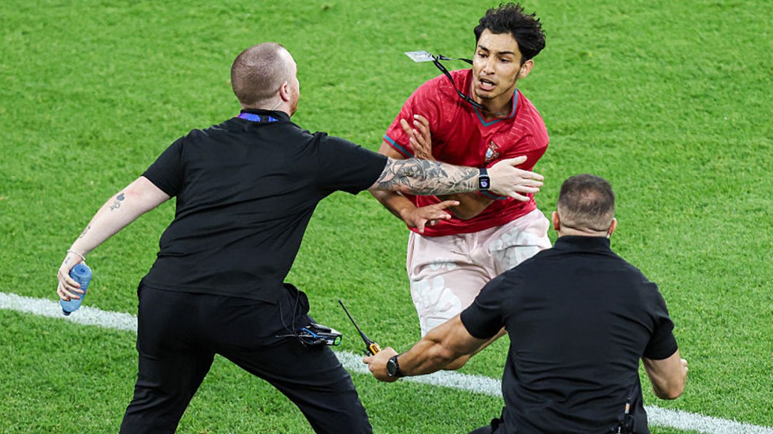 Cristiano Ronaldo World Cup Streaker Pitch Invader Security Breach