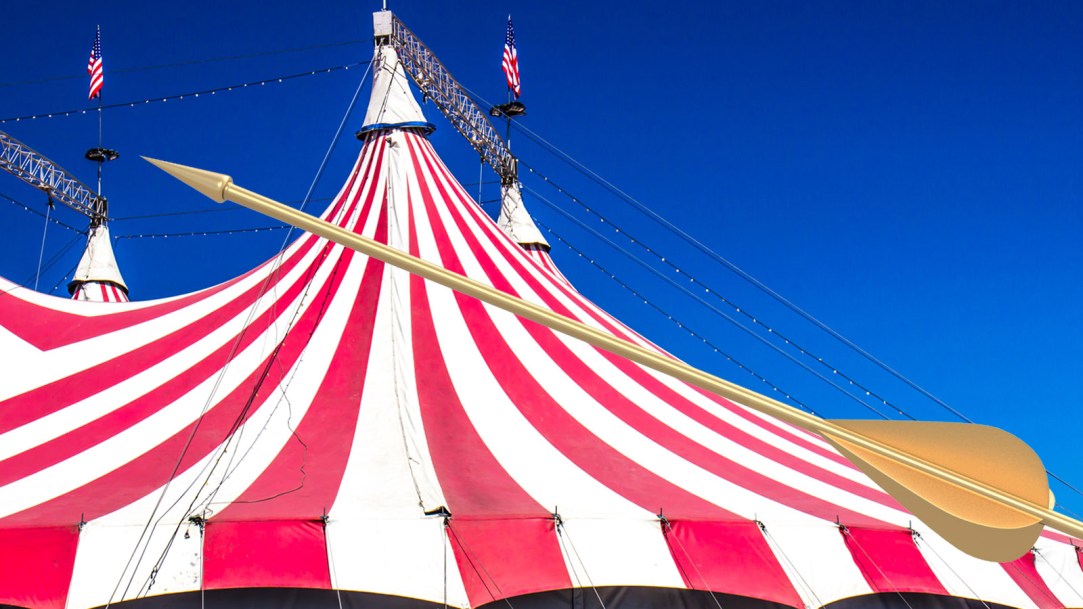 crossbow-arrow-circus-tent