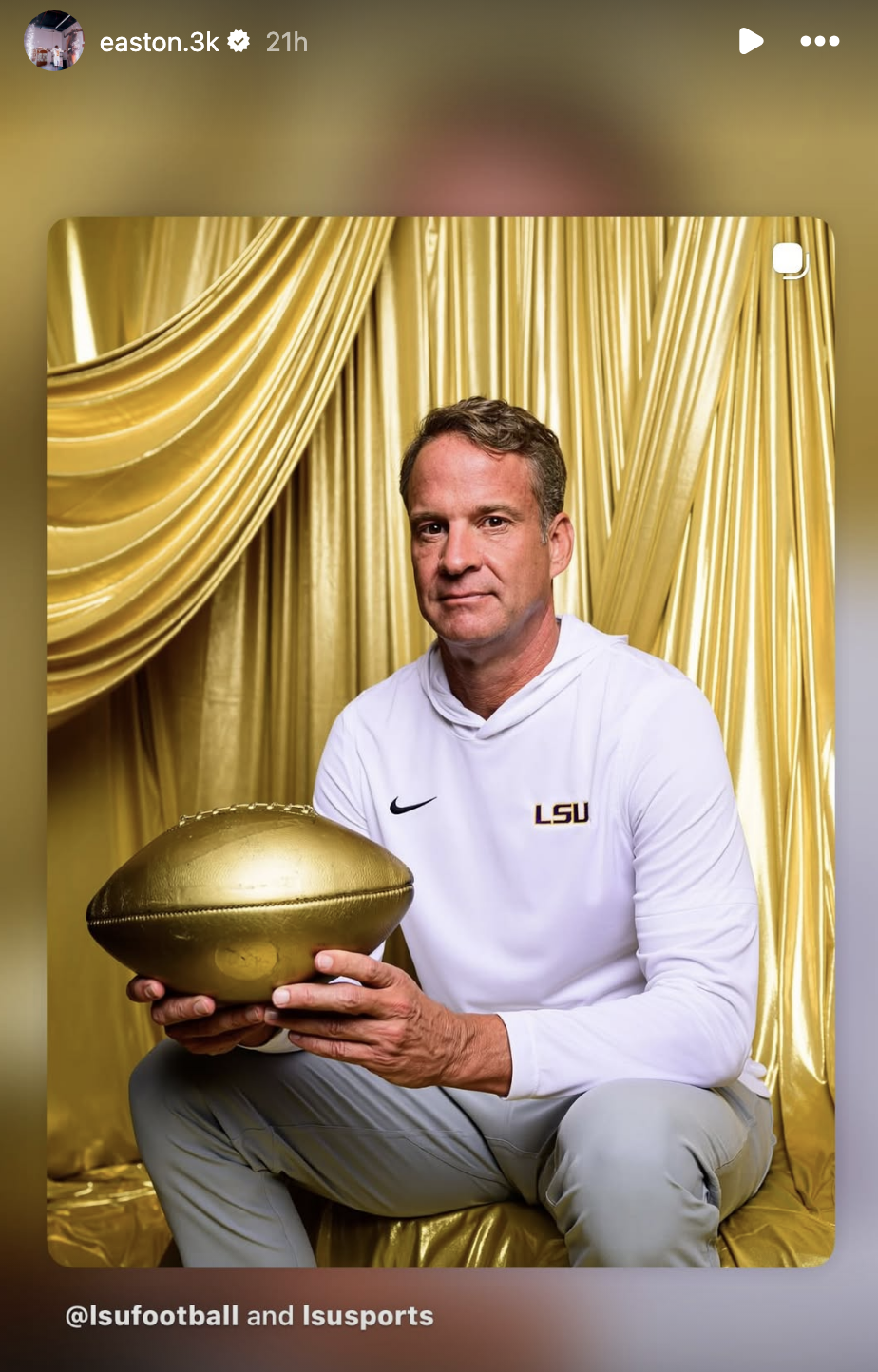 Easton Royal LSU instagram