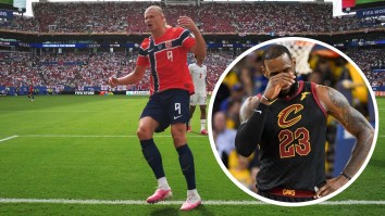 Erling Haaland Recreates Iconic LeBron Meme As Teammate Trashed For ‘Greedy’ Decision