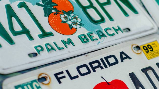 Florida license plates