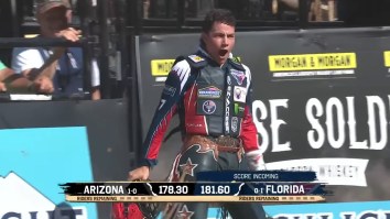 Pro Bull Riding Phenom Overcomes Nasty Bruise From Brutal Groin Injury To Win At College Football Stadium