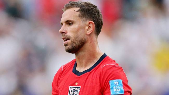 England midfielder Jordan Henderson