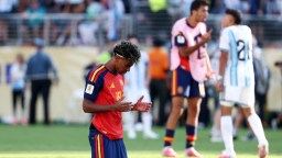 Lamine Yamal Was Too Busy Celebrating To Notice World Cup Brawl Between Spain, Argentina