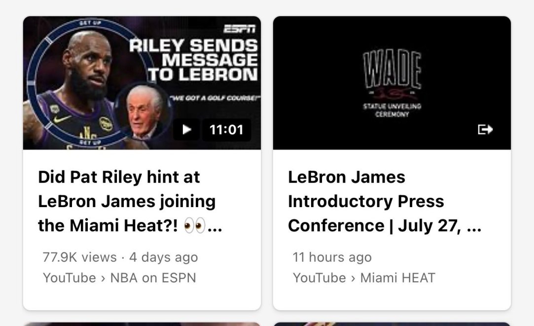 LeBron James Miami Heat YouTube Introductory Press Conference