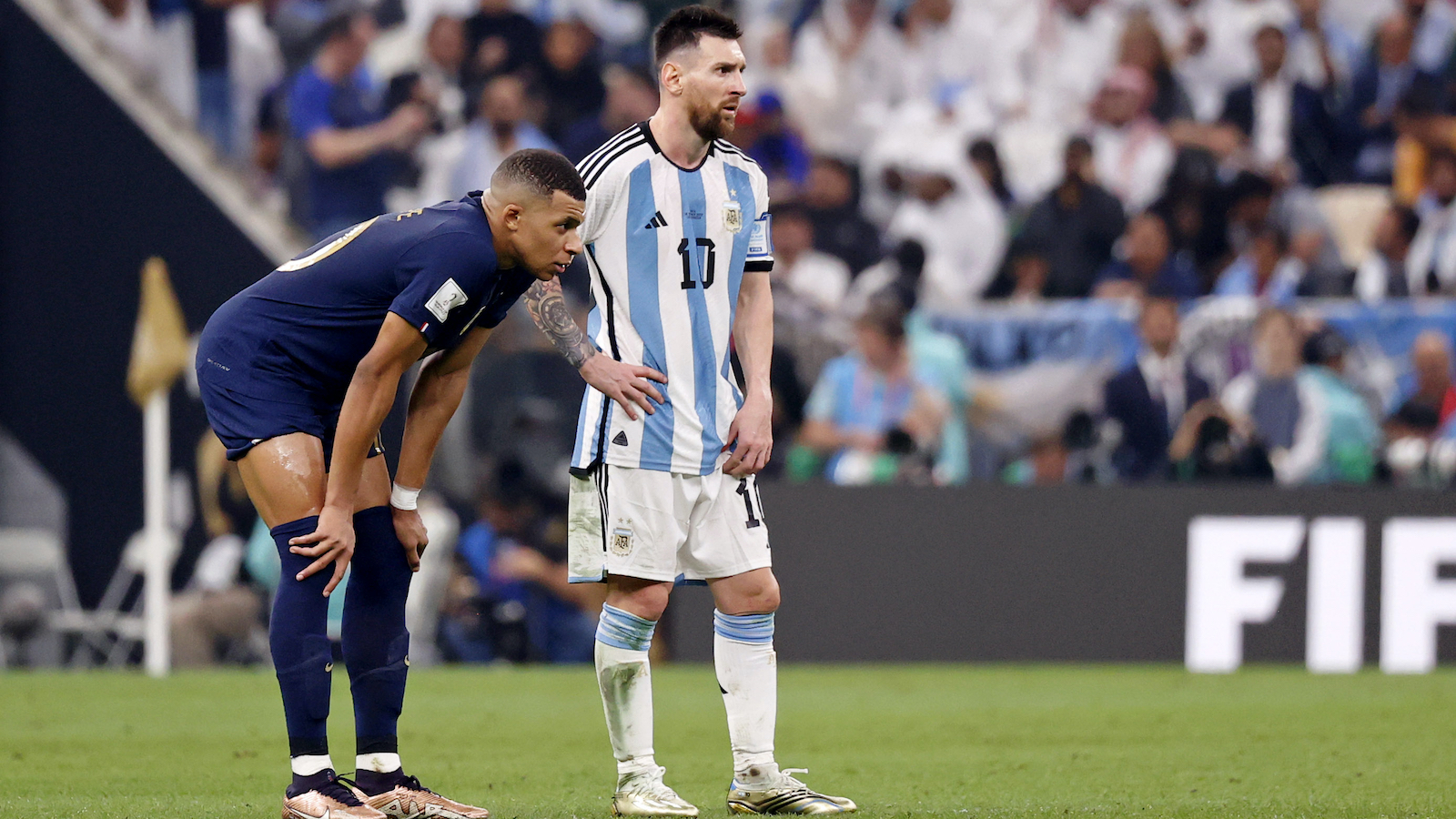 messi mbappe 2022 world cup final