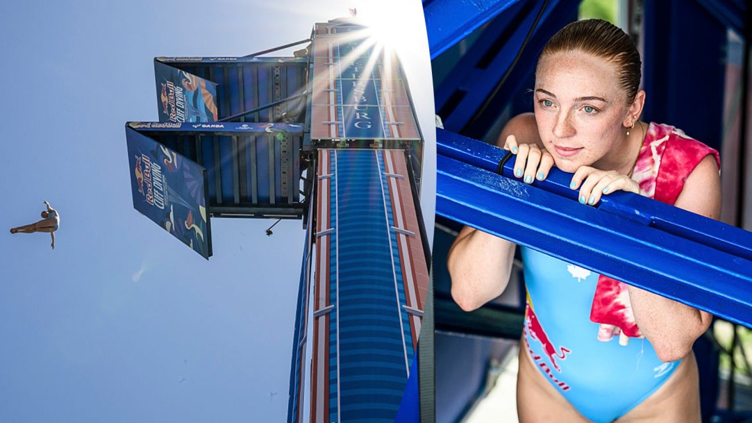 Molly Carlson cliff diving twisties