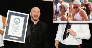 Pitbull Bald Caps World Record