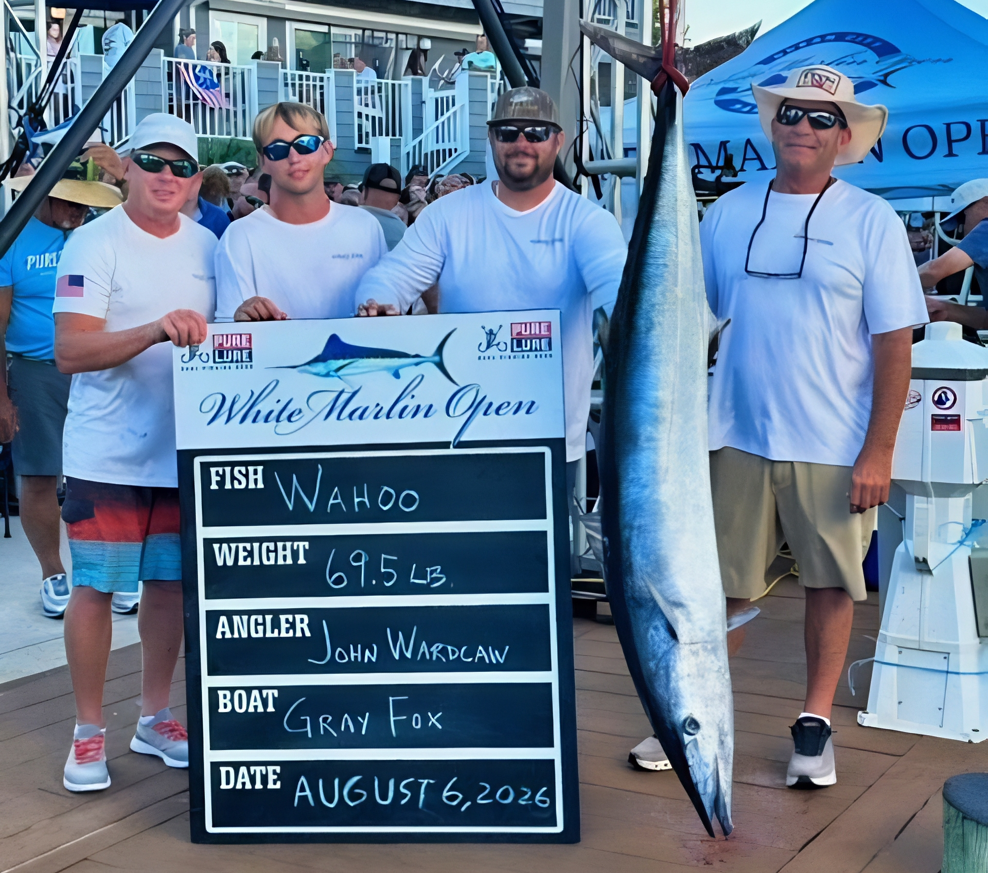2026 white marlin open winning wahoo fish