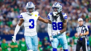 Dallas Cowboys wide receivers CeeDee Lamb and George Pickens
