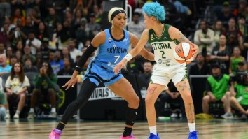 DiJonai Carrington Kisses Opponent After Hard Foul, Proving It Was Personal With Sophie Cunningham