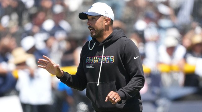 Dallas Cowboys offensive coordinator Klayton Adams