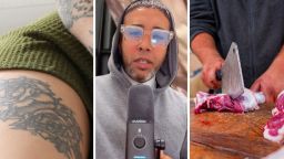 Man Slices Into Meat. Uh, Is That A Tattoo?: ‘Doesn’t Even Look Like Meat’